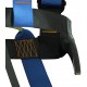 Fusion Climb TCH-107-2FB-S Full Body Climbing Harness, Blue Black, One Size