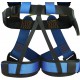 Fusion Climb TCH-107-2FB-S Full Body Climbing Harness, Blue Black, One Size