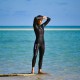 Synergy Triathlon Wetsuit 5/3mm - Women's Endorphin Full Sleeve Smoothskin Neoprene for Open Water Swimming Ironman & USAT Approved