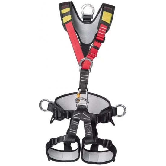 ECSWP KAIHWGJ Rock Climbing Equipment ，Safety Rock Climbing Harness Fall Protection Tree Climbing Rappelling Harness