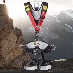 ECSWP KAIHWGJ Rock Climbing Equipment ，Safety Rock Climbing Harness Fall Protection Tree Climbing Rappelling Harness