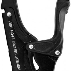 Fusion Climb Tudor Lightweight Aluminum Double Locking Snap Hook Black 32KN 10-Pack