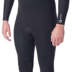 Rip Curl Men's Dawn Patrol 4/3mm Back Zip Full Wetsuit - Black