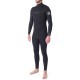 Rip Curl Men's Dawn Patrol 4/3mm Back Zip Full Wetsuit - Black