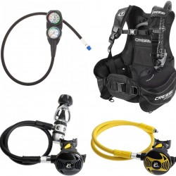 Cressi Start BCD Regulator Scuba Gear Package