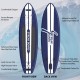 streakboard Inflatable Stand Up Paddle Board Surfing SUP Boards, No Slip Deck 6 Inches Thick ISUP Boards with Free SUP Accessories & Backpack, Leash, Paddle and Hand Pump, for All Levels