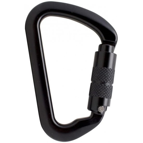 Fusion Climb Essence Aluminum Auto-Lock Modified D-Shape Carabiner 10-Pack