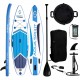 AQUA SPIRIT All Skill Levels Premium Inflatable Stand Up Paddle Board for Adults & Youth | Beginner & Intermediate iSUP Touring & Racing Model | Adjustable Aluminum Paddle Carry Bag SUP Safety Leash