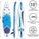 AQUA SPIRIT All Skill Levels Premium Inflatable Stand Up Paddle Board for Adults & Youth | Beginner & Intermediate iSUP Touring & Racing Model | Adjustable Aluminum Paddle Carry Bag SUP Safety Leash