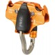 PETZL TRAC Plus Professional Zipline Pulley with Carabiner Bridge