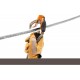 PETZL TRAC Plus Professional Zipline Pulley with Carabiner Bridge