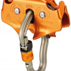 PETZL TRAC Plus Professional Zipline Pulley with Carabiner Bridge