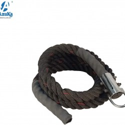 AZUKA Fitness Climbing Rope 1.5 inch 10 ft + Climbing Battle Rope Bag