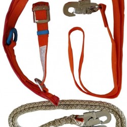 Evoke Gear Tree Climbing Spike Set Pole Aluminum Climbing Spurs Climber + Adjustable Harness Lanyard