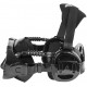 IST ProEar Dive Mask with Ear Covers, Scuba Diving Pressure Equalization Gear, Tempered Glass Twin Lens (Black Silicone)