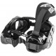 IST ProEar Dive Mask with Ear Covers, Scuba Diving Pressure Equalization Gear, Tempered Glass Twin Lens (Black Silicone)