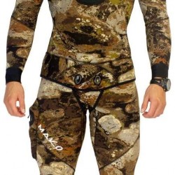 MAKO Spearguns Spearfishing Wetsuit 3D Yamamoto Reef Camo 5mm 2 Piece