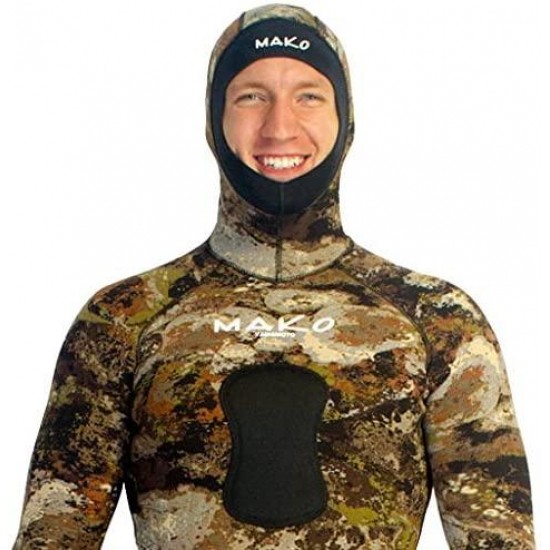 MAKO Spearguns Spearfishing Wetsuit 3D Yamamoto Reef Camo 5mm 2 Piece