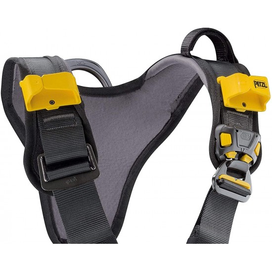 PETZL - Astro BOD Fast Black Full Body Harness W/Integrated Croll L, Black, 2