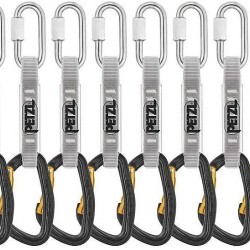 PETZL Djinn Steel Axess Quickdraws - 10 Pack