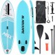 MaxKare Inflatable Stand Up Paddle Board SUP Paddle Board with Premium SUP Accessories & Waterproof Portable Bag Non-Slip Deck Youth & Adult Standing Boat in River Ocean and Lake