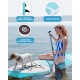 MaxKare Inflatable Stand Up Paddle Board SUP Paddle Board with Premium SUP Accessories & Waterproof Portable Bag Non-Slip Deck Youth & Adult Standing Boat in River Ocean and Lake