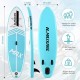 MaxKare Inflatable Stand Up Paddle Board SUP Paddle Board with Premium SUP Accessories & Waterproof Portable Bag Non-Slip Deck Youth & Adult Standing Boat in River Ocean and Lake