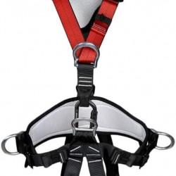 Climbing Harness Half Body Harnesses Mountaineering Climbing Gear1Pc Tree Climbing Safety Belt Saddle Mountain-Climbing Safety Belt Aerial Work Safety Belt Upper Body Safety Belt for Climbing