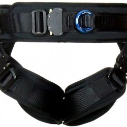 Fusion Climb BD Revolution Pro Workout Buckle Adjustable Half Body Harness USA Made Medium Black