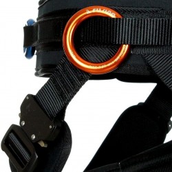 Fusion Climb BD Revolution Pro Workout Buckle Adjustable Half Body Harness USA Made Medium Black