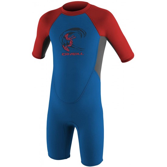 O'Neill Toddler Reactor-2 2mm Back Zip Short Sleeve Spring Wetsuit