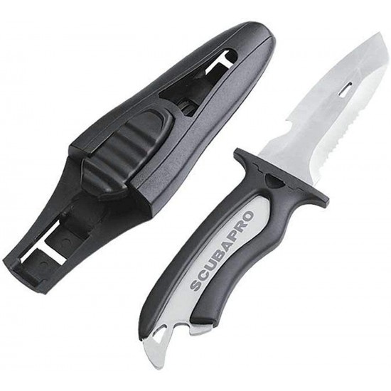 Scubapro Mako Titanium Diving Knife with 3.5-Inch Blade for Scuba Diving, Snorkeling or Water Sports