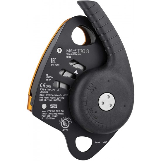 PETZL - Maestro S Descender, Yellow