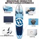 Highpi Inflatable Stand Up Paddle Board 10'6''x32''x6'' SUP with Accessories Backpack Anti-Slip Deck, Leash, Paddle and Hand Pump, Surf Paddle Boards for Youth & Adult