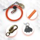 ProClimb Better Grab Steel Core Flipline Kit (5/8 inch x 10 feet) - Adjustable Tree Lanyard, Low Stretch, Cut Resistant – for Fall Protection, Arborist, Tree Climbers