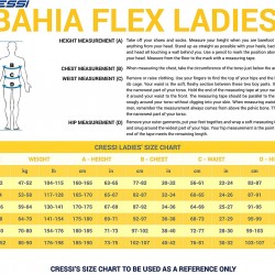 Cressi Lady Front-Zip Full Wetsuit for Water Activities - Bahia & new Bahia Flex