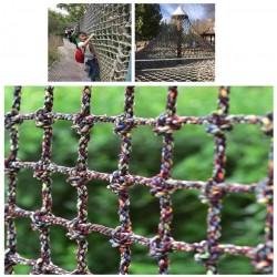 Outdoor Children's Climbing Net Staircase Balcony Anti-Fall Net Kindergarten Fence Net Trailer Net Ceiling Decoration Net Restaurant Bar - Multiple