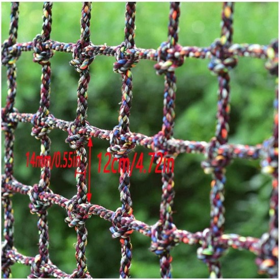 Outdoor Children's Climbing Net Staircase Balcony Anti-Fall Net Kindergarten Fence Net Trailer Net Ceiling Decoration Net Restaurant Bar - Multiple