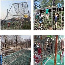 Plant Climbing Decorative Net Child Climbing Safety Net Suspension Bridge Adult Protection Net High Altitude Anti-Fall Net Playground Fence Protection Net