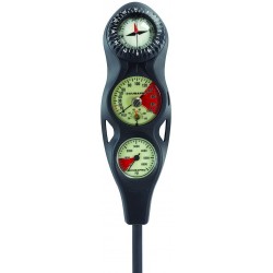 Scubapro 3-Gauge in-Line Diving Console with FS-1.5 Compass, PGPSI DGFT