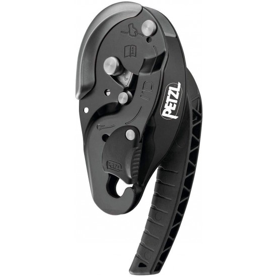 PETZL I'd L Descender Black, Unisex Adult