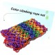 Braided Rope Net Color Rope Net Child Safety Net Outdoor Climbing Net Playground Playground Stadium Isolation Protection Net Climbing Net, Multi-Size Optional