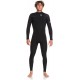 Quiksilver Mens 4/3Mm Syncro - Chest Zip GBS Wetsuit for Men Chest Zip GBS Wetsuit Black Ms