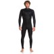 Quiksilver Mens 4/3Mm Syncro - Chest Zip GBS Wetsuit for Men Chest Zip GBS Wetsuit Black Ms