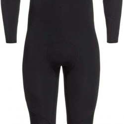 Quiksilver Mens 4/3Mm Syncro - Chest Zip GBS Wetsuit for Men Chest Zip GBS Wetsuit Black Ms