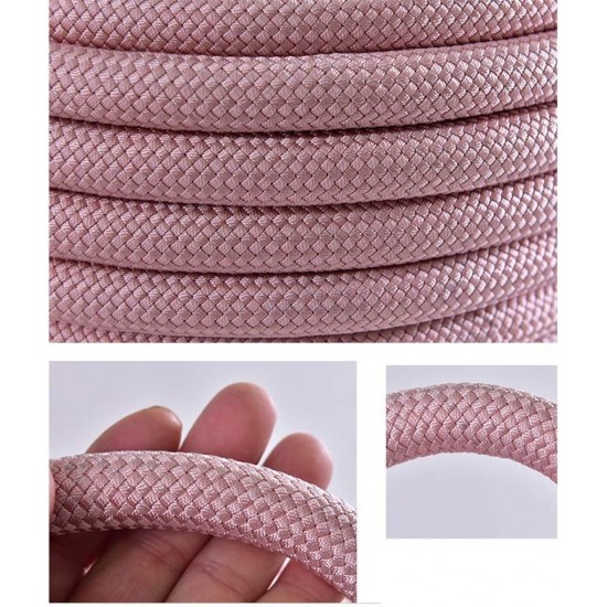 ZHWNGXO Outdoor Climbing Rope, Safety Rope 12mm Weatherproof Preservative Nylon Anti-Static (Size : 100m)