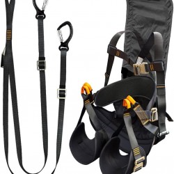 Fusion Climb Pro Backyard Zip Line Kit Harness Lanyard Bundle FK-A-HL-15