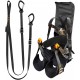 Fusion Climb Pro Backyard Zip Line Kit Harness Lanyard Bundle FK-A-HL-15