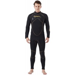 pandawoods 5mm Wetsuits for Men Neoprene Long Sleeve Full Diving Wetsuit