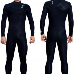 Men's Surfing Wetsuit Full Body GBS 3/2mm Neoprene Premium Thermal Chest Zip Liquid Taped Wetsuit